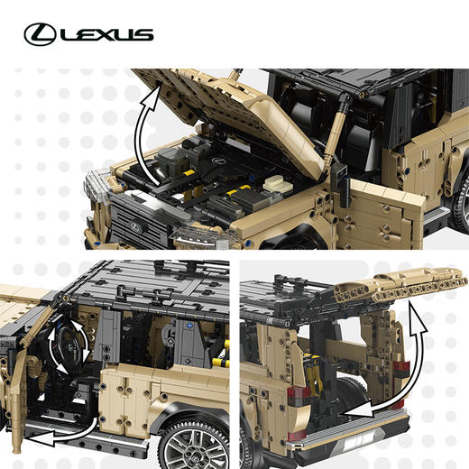 雷克萨斯GX拼装积木 商品图2