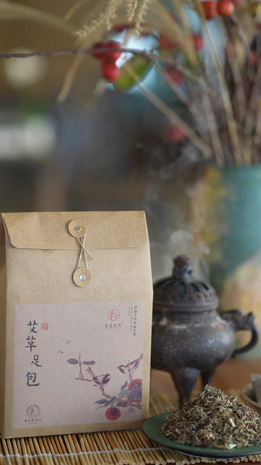 南阳艾草红花足浴包真材实料冬季春季固气养生艾草红花益母草老姜泡脚包东东方方x医圣张仲景研究院 商品图8