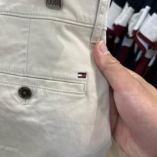TOMMY HILFIGER/汤米 男士棉混纺春秋透气修身微弹通勤休闲长裤 商品图4