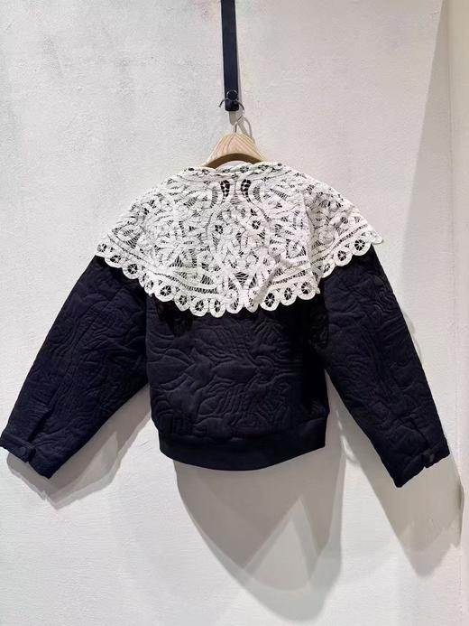 女款拼接蕾丝夹克外套he 商品图1