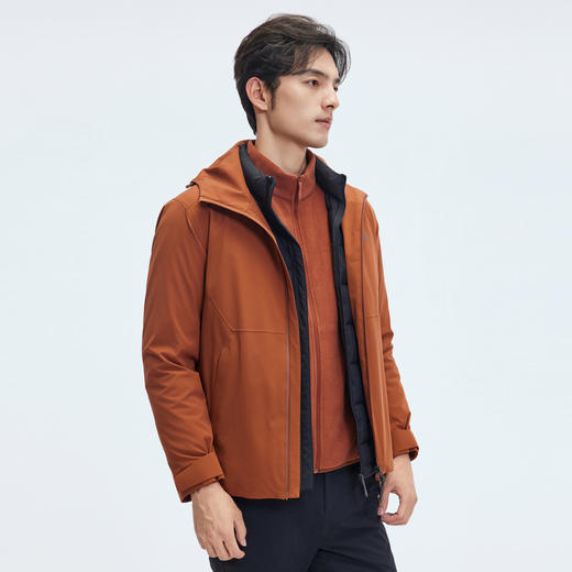 【门店同款&鸭绒】圣得西2025年冬季一衣多穿羽绒服潮流男士外套 商品图2