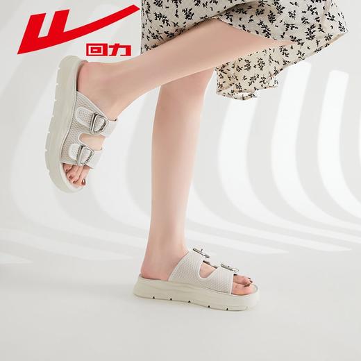 回力拖鞋女外穿2025夏季时尚一字拖轻便百搭洋气高颜值沙滩拖鞋女 商品图9