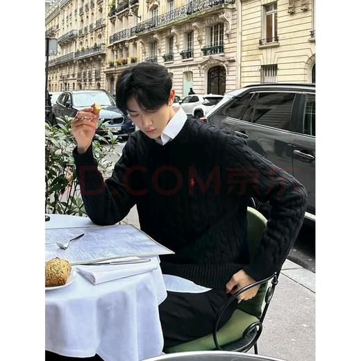 拉夫劳伦情侣款经典绞花针织衫 商品图2