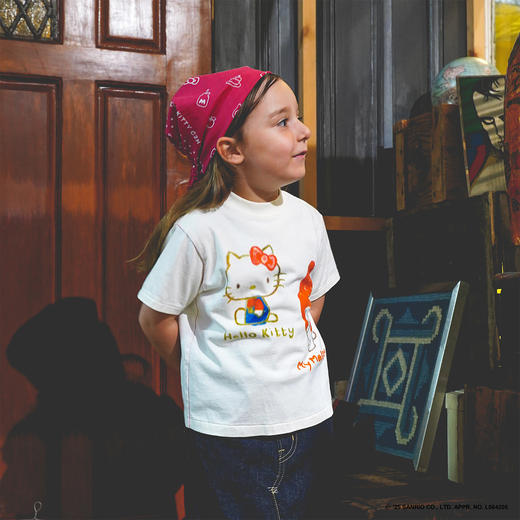 【重磅限定】GO TO HOLLYWOOD x HELLO KITTY 印花头巾 商品图3