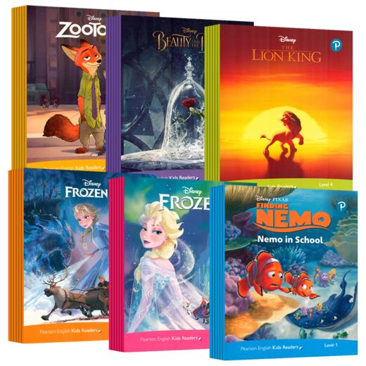 朗文培生迪士尼英文分级绘本读物冰雪奇缘儿童经典故事6-15岁启蒙英语绘本皮克斯动画故事disney kids readers 小学生课外阅读书籍 商品图1