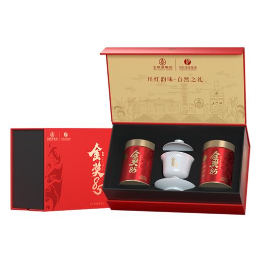 川红  川红金奖85五星脸谱茶具礼盒250g 商品图5