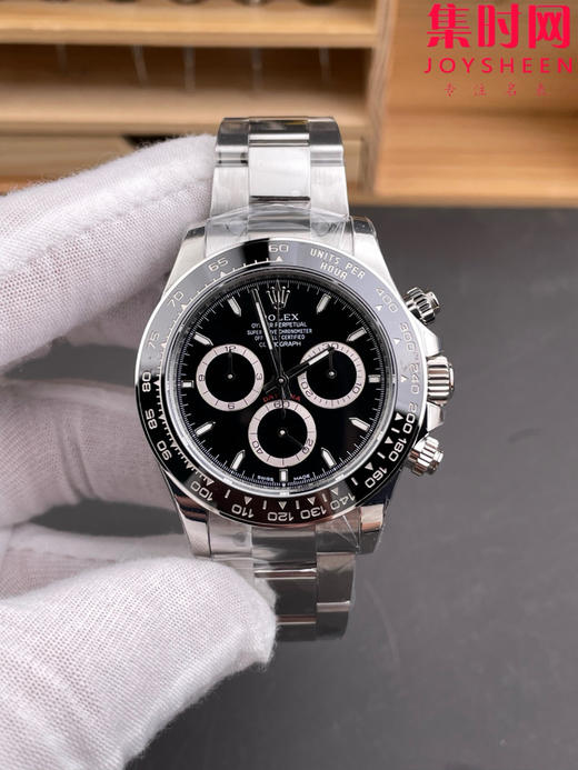 劳力士宇宙计型 EWE新款包边迪通拿计时系列 黑陶迪 4131机 男士腕表 商品图0