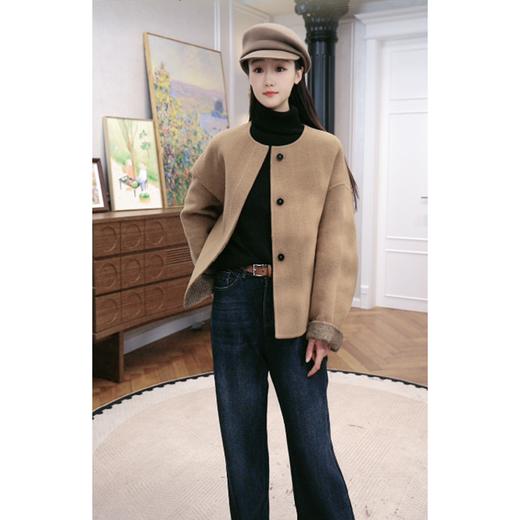 火桐hooton 堆堆领 山羊绒针织打底衫YR256477 商品图2