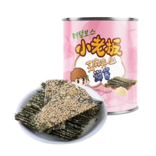 【超市】小老板 芝麻夹心海苔 40g/罐 商品图0