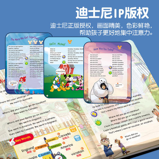 【精装0-8岁】 迪士尼英语经典儿歌发声书 商品图3