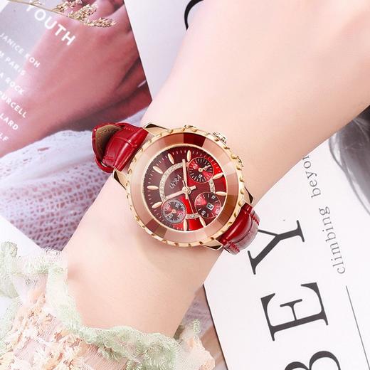 【复古经典❗️瑞士防水石英表】星光闪耀的腕间秘密，璀璨皓钻典雅轻奢，日常生活防水，茵浪手表潮流时尚个性防水石英女表QQ情人节礼物男女朋友 商品图1