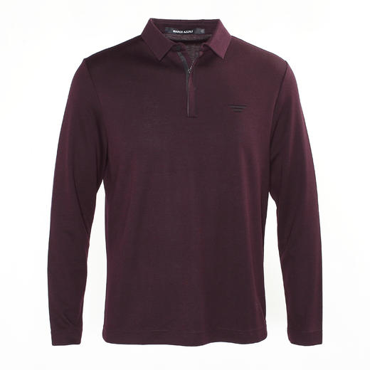 Marco Azzali 红色圆领长T TC57239A9 商品图0