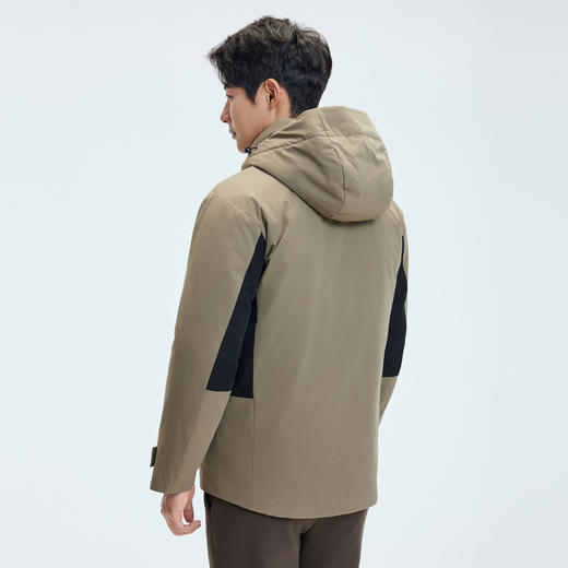 【门店同款&鹅绒】圣得西羽绒服2025年冬季男士通勤保暖拉链外套 商品图3