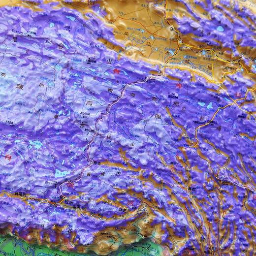 中华人民共和国地形图(2022) 商品图4