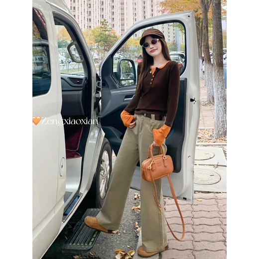 <曾小咸推荐>现货秒杀 ！微信超特价！假两件拼色长袖t恤 日常149.99 立减80 秒杀69.99！！ 商品图1