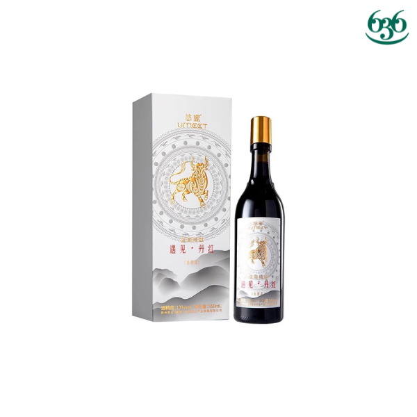 悠蜜蓝莓精酿遇见丹红（水墨款）（红酒）