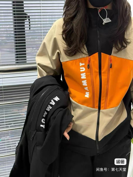 原单正品 Mammut猛犸象Aenergy SO Hybrid男款户外防风弹性软壳夹克衫，防风防泼水，拼接透气吸汗抓绒保暖舒适，户外跑步首选，软壳夹克外套
两个色， M-2XL 商品图4