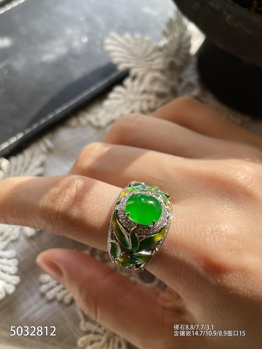 5032812，蛋面戒指。具体价格微信咨询 商品图5