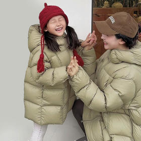 【JN*Y代工厂同源同料】高充绒中长款亲子泡芙羽绒服3.0【1W件现货72h】FF