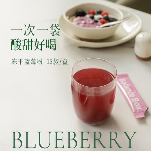均衡小站 纯蓝莓粉 冻干果蔬粉维C花青素酸甜 冲泡粉便携小包装 商品图2