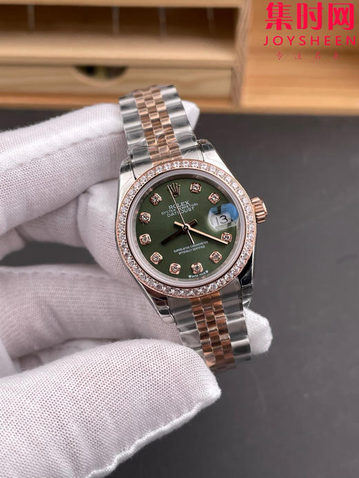 Rolex劳力士GS日志型系列 女款28mm GS日志28系列 白盘钻面 2671机 五珠带 女士腕表 商品图1