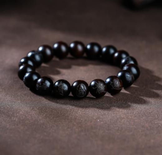 雷击枣木刻字手串-雷枣雷zu圆款十字天jing吊坠-雷击木雷祖吊坠 商品图0