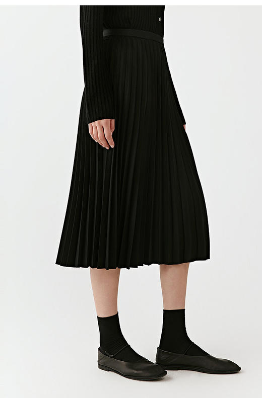 【高品质私服】【IC羊毛弹力斜纹法兰绒百褶半身裙】进口原料，手感柔软，舒适温暖G1603-CC【无标出货 介意慎拍】 商品图8