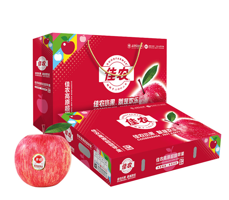 佳农陕西高原超甜苹果礼品装3.5kg