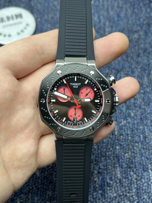 天梭 TISSOT 竞速系列 男士腕表 新款出货 原装瑞士进口石英计时机芯 商品图1