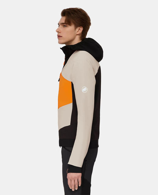 原单正品 Mammut猛犸象Aenergy SO Hybrid男款户外防风弹性软壳夹克衫，防风防泼水，拼接透气吸汗抓绒保暖舒适，户外跑步首选，软壳夹克外套
两个色， M-2XL 商品图11