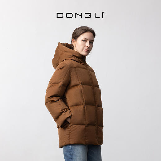 东黎 • 女士冬季短款连帽羽绒服 5428 商品图10