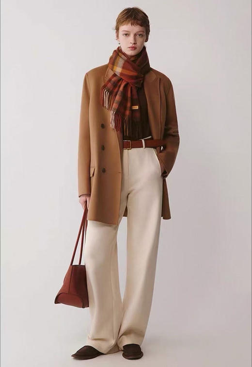 【高品质私服】【IC格纹围巾】甄选百分百山羊绒，轻盈如云，绵软亲肤N1628-CC【无标出货 介意慎拍】 商品图9