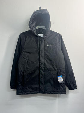 Columbia/哥伦比亚 男士秋冬款保暖防水抽绳连帽棉服外套