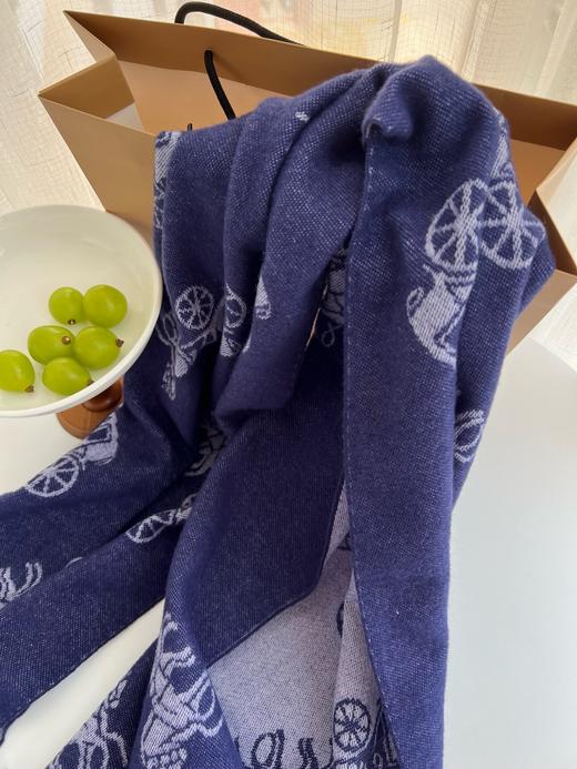 Coach新款围巾🧣经典马车Logo 双面双色 商品图4