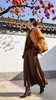 589902红黄白三色国风狐狸袖羽绒服， 商品缩略图9