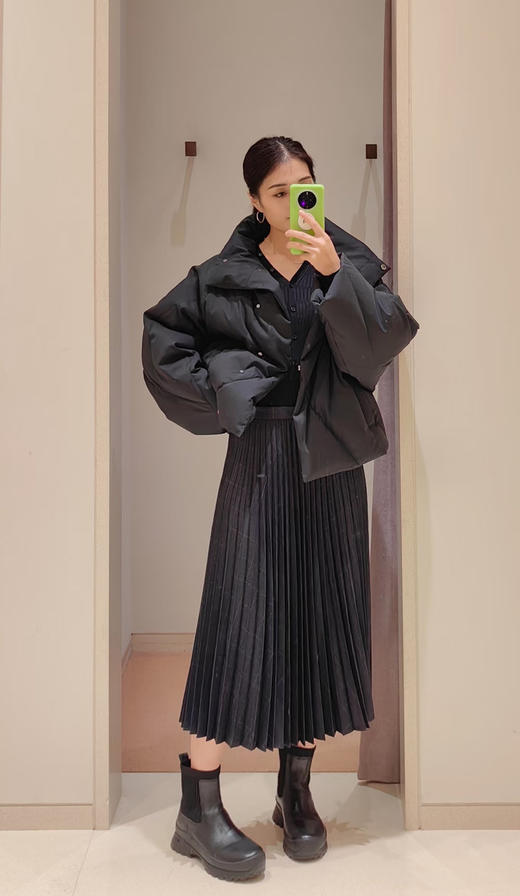 【高品质私服】【IC羊毛弹力斜纹法兰绒百褶半身裙】进口原料，手感柔软，舒适温暖G1603-CC【无标出货 介意慎拍】 商品图1