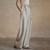 【林栖设计小店】手工层褶|阔腿裤钉珠百搭宽松显瘦2026早春新款长裤子女1961084 商品缩略图0