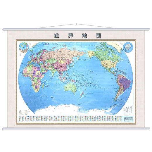 世界地图(政区地形版)(2024) 商品图0