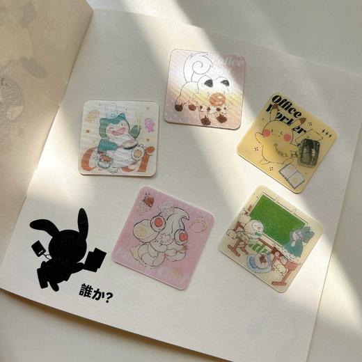 锦江丨Kox豪烁郎丨光栅贴纸套装（5张） 商品图0