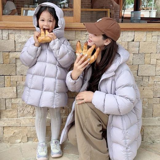 【JN*Y代工厂同源同料】高充绒中长款亲子泡芙羽绒服3.0【1W件现货72h】FF 商品图1