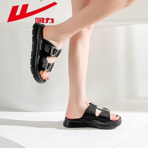 回力拖鞋女外穿2025夏季时尚一字拖轻便百搭洋气高颜值沙滩拖鞋女 商品图5