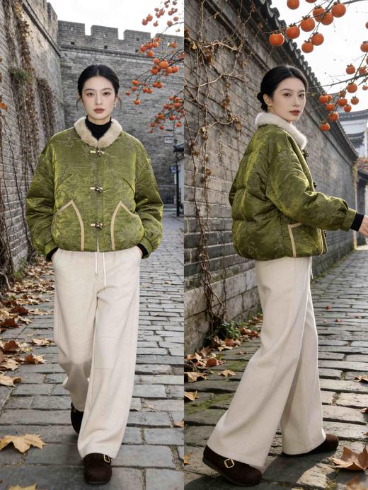 545205水貂领鹅绒服 商品图2