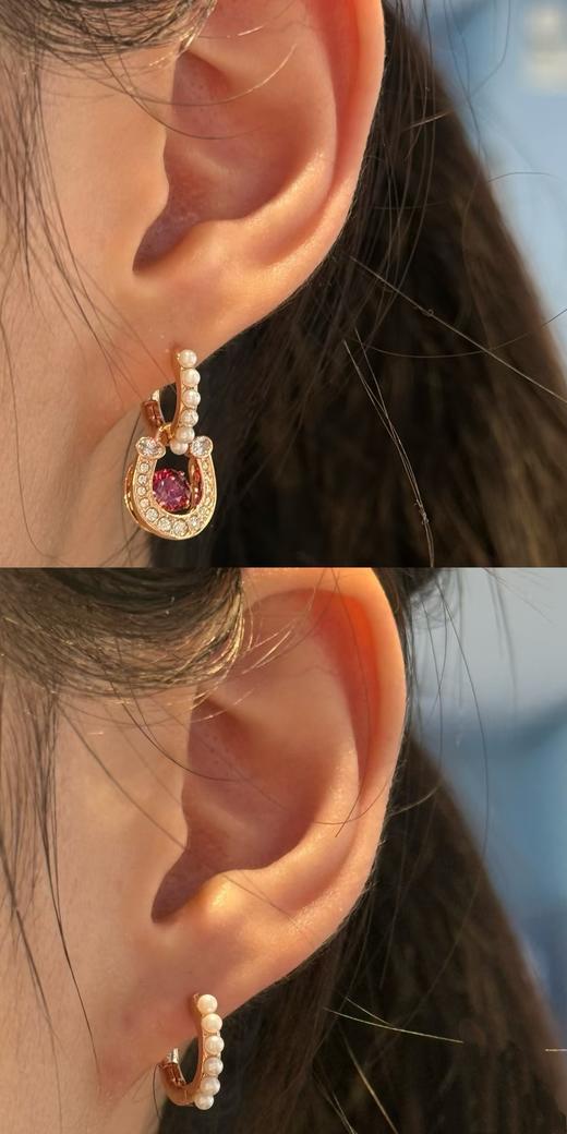 施华洛世奇Symbolica红运马蹄耳环，将幸运符号化作行走的高光配饰 商品图1