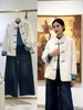 585107福利款 仿貂皮草立领斜扣外套 商品缩略图0