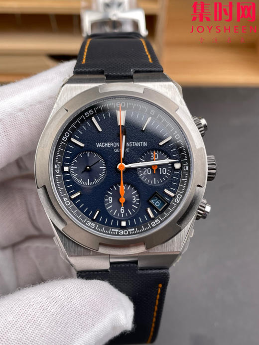 江诗丹顿 Overseas 8F纵横四海计时系列5510V 蓝色盘 珠穆朗玛峰特别版 男士腕表 表径42.5mm 升级版V3版 搭载7750改Cal.5200自动上链机械机芯 商品图2