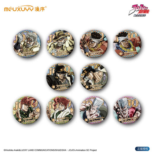 JOJO的奇妙冒险徽章套组-款7 商品图2