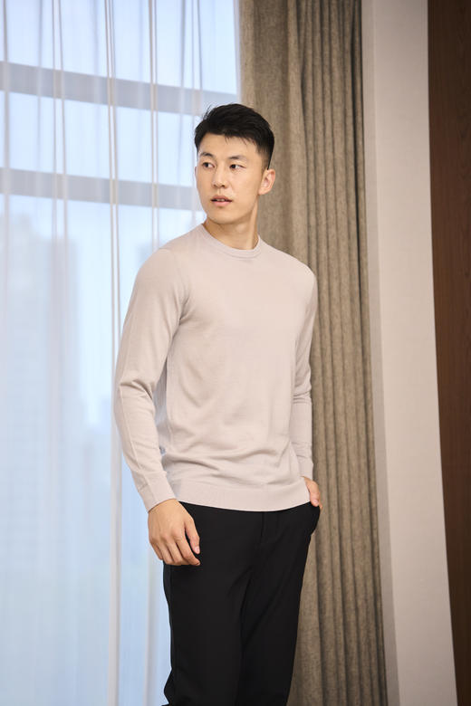 会员-拇指白小衫高端羊毛圆领T恤至简品质系列 商品图2