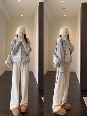 拼接棉服
