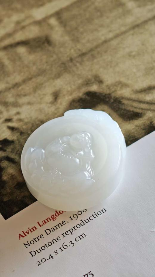 圆愿·和田玉佛公吊坠【 嘉石群播318】 商品图4