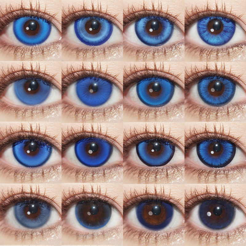 【合集】MyukiCon深蓝色 COS美瞳 化为星尘/忧郁蓝调/微光星河/深海幽兰/星河蓝/锦鲤深蓝/次元梦境/打走瞌睡虫/水水冰月/蓝丝绒 原神/恋与深空/第五人格/鬼灭之刃/银魂神乐 显色蓝瞳色系